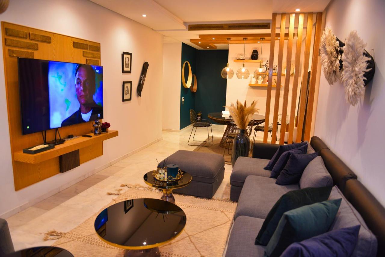مراكش Appartement De Prestige Climatise A L'Hivernage 400M De La Gare المظهر الخارجي الصورة