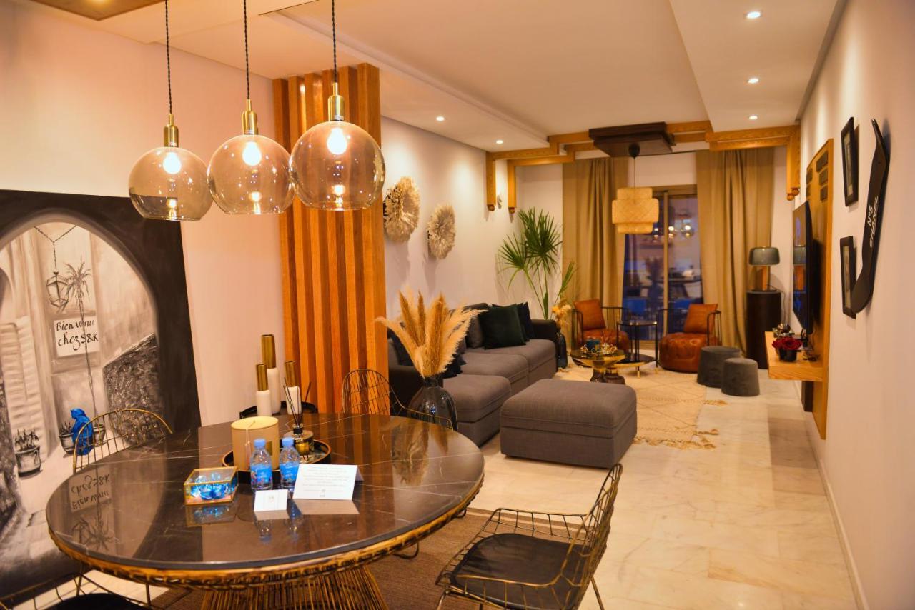 مراكش Appartement De Prestige Climatise A L'Hivernage 400M De La Gare المظهر الخارجي الصورة