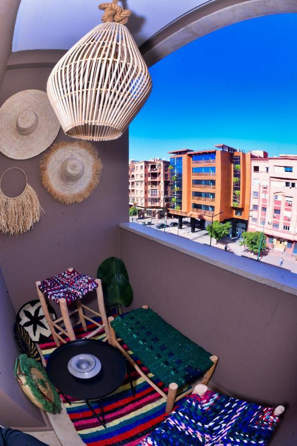 مراكش Appartement De Prestige Climatise A L'Hivernage 400M De La Gare المظهر الخارجي الصورة